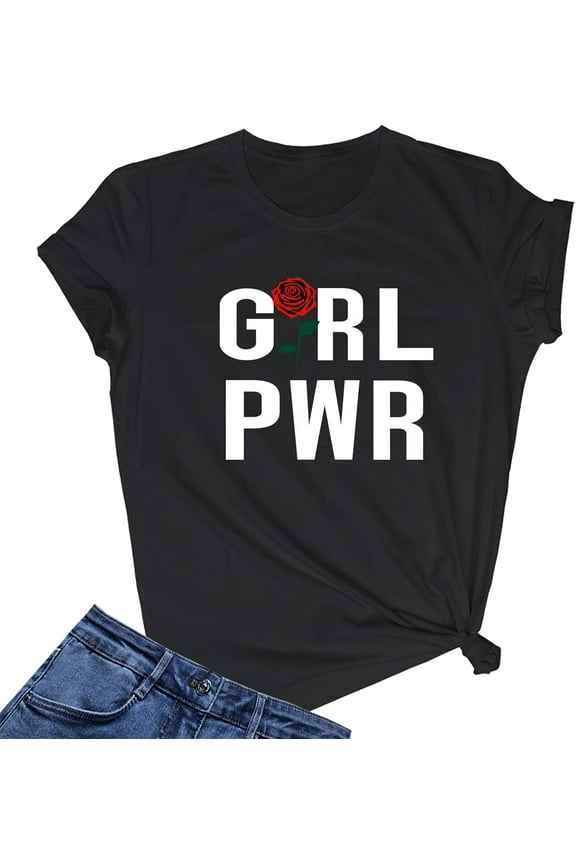 LOOKFACE Women's Cute T Shirt Junior Tops Teen Girls Graphic Tees