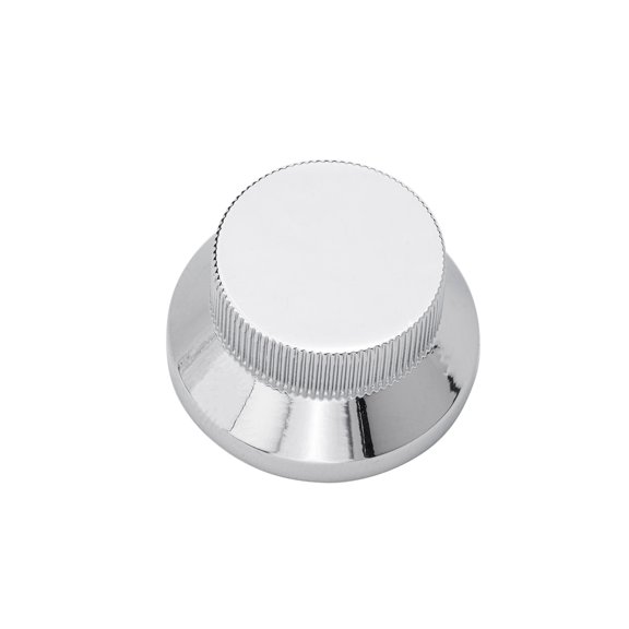 LOOKSEVEN 1/2/3/4Pcs Metal Guitar Volume Tone Control Knobs For Ibanez PRS Gibson Epi- Chrome (1 Pcs)