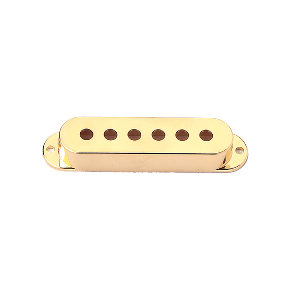 LOOKSEVEN 1/2/3Pcs Plastic SSS Single Coil Pickup Covers For Fender SQ Strat multiColors- Gold 50mmx1