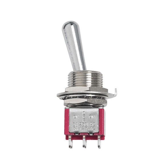 LOOKSEVEN 1/3/5 PCS Guitar/AMP Fat Bat Toggle Switch DPDT 6Pin 3-Way ON OFF ON Sealed- 1PCS