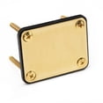 thumbnail image 1 of LOOKSEVEN Set of 1 Electric Guitar Neck Plate With Screws For Strat Tele Mulit Color-Gold, 1 of 7