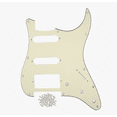 thumbnail image 1 of LOOKSEVEN 3-Ply 11-Hole SSH Strat Guitar Pickguard with Mount Screws, Multi-Color Scratch Plate for Stratocaster Style Electric Guitars-Cream（3 Ply), 1 of 4