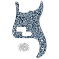 thumbnail image 1 of LOOKSEVEN 13-Hole Precision Bass Pickguard Scratch Plate Replacement for 4-String P Bass Style Electric Bass Multiple Color Options-Grey Pearl, 1 of 3