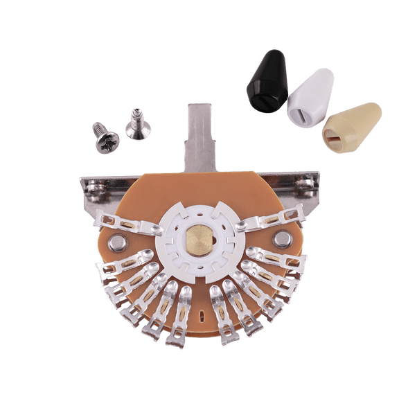 LOOKSEVEN 24 Pins Super 5-way Guitar Blade Switch Pickup Selector Switch for Strat/Tele