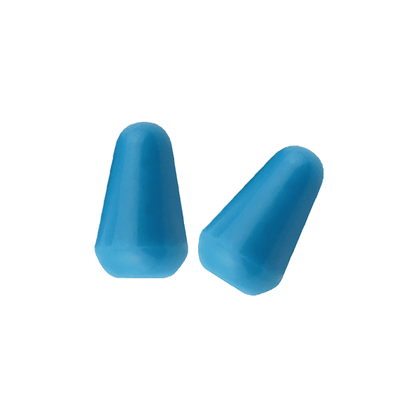 LOOKSEVEN 2Pcs 5 Way Pickup Switch Tip Metal Plastic Switch Cap Switch Knob for Strat Tele- Light Blue (Plastic)