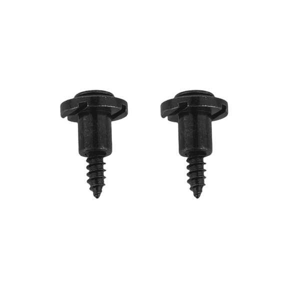 LOOKSEVEN 2Pcs Guitar String Retainers, High Profile String Trees for Electric Guitar Bass-black