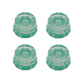 LOOKSEVEN 4 Pcs Guitar Knobs Clear Dodecagon Speed Control Volume Tone ...