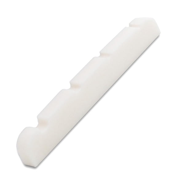 LOOKSEVEN 4-String Electric Bass Guitar Genuine Bone Nut, Pre-Slotted 42x3x5.5mm