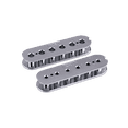 thumbnail image 1 of LOOKSEVEN A Set of Silver 50mm Pole Spacing Humbucker Guitar Pickup Bobbins(Slug & Screw Side) Replacement Parts, 1 of 3