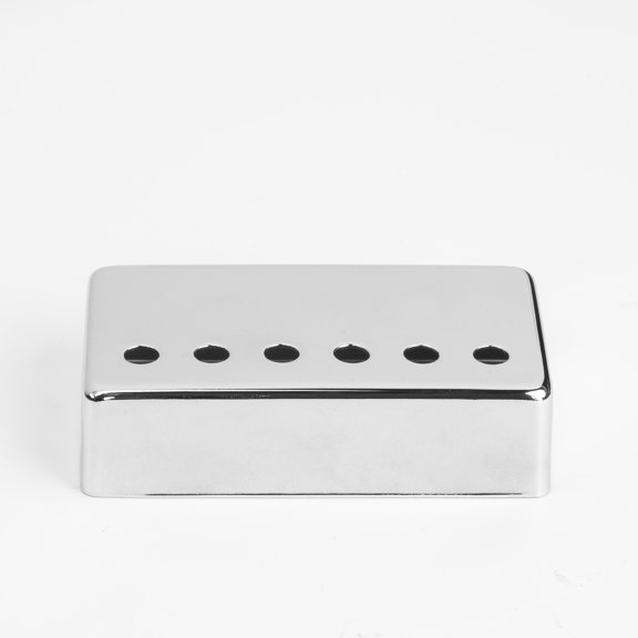LOOKSEVEN 50mm/52mm Neck & Bridge Guitar Humbucker Pickup Copper Cover for LP SG Shell- Silver52mm