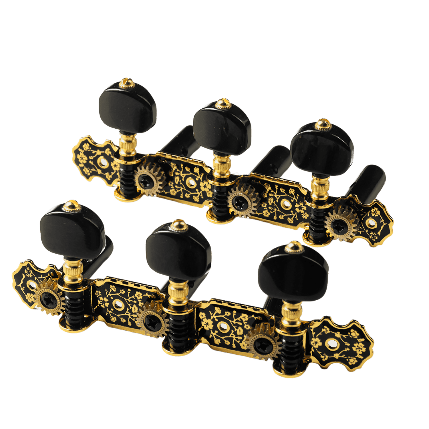 LOOKSEVEN Guitar Tuners Machine Heads 3L+3R Set Tuning Key String Peg for Classical Guitar
