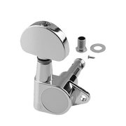 LOOKSEVEN 115 Fully Enclosed Chorme Guitar String Tuning Peg Machine Head for Acoustic Guitar - 1R