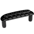 thumbnail image 1 of LOOKSEVEN 6 String Electric Guitar Bridge Tailpiece with Roller Saddles, Black/Chrome/Gold, Guitar Replacement Parts-black, 1 of 5