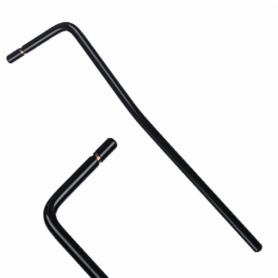 LOOKSEVEN 6mm Push-In Tremolo Arm Whammy Bar For Strat ST Imported Guitar Bridge-Black