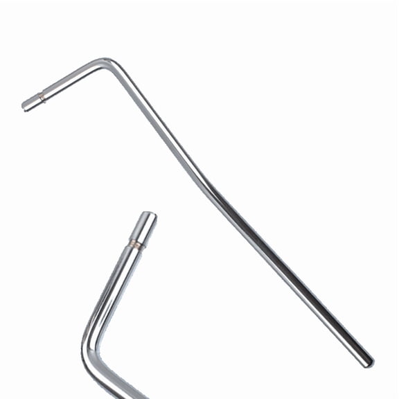 LOOKSEVEN 6mm Push-In Tremolo Arm Whammy Bar For Strat ST Imported Guitar Bridge-Chrome