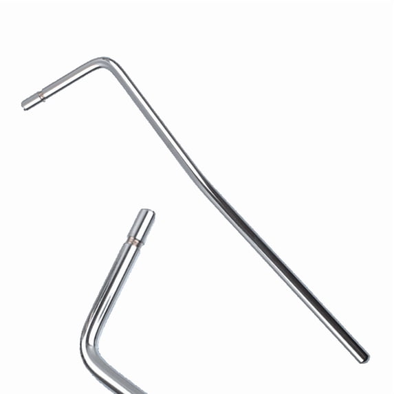 LOOKSEVEN 6mm Push-In Tremolo Arm Whammy Bar For Strat ST Imported Guitar Bridge-Chrome