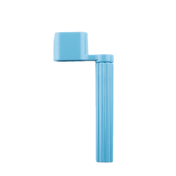 LOOKSEVEN Acoustic Electric Guitar String Winder Peg Bridge Pin Tool Plastic in 3 Colors- Blue (1 PCS)