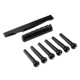 thumbnail image 1 of LOOKSEVEN Acoustic Guitar Bridge Pins Nut Saddle Set, 6-String Plastic Bridge Pins with Pre-Slotted Nut & Saddle, Guitar Replacement Parts for 6 String Acoustic Guitar-Black, 1 of 5