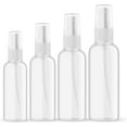 thumbnail image 1 of LOOKSEVEN Clear Plastic Essential Oil Spray Bottle Four Size - 1oz, 1.7oz, 2oz and 3.4oz, Small Spray Bottle with Plastic Sprayer - Set of 4, 1 of 10