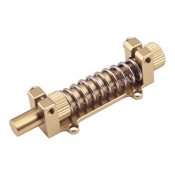LOOKSEVEN Electric Guitar Double Locking Tremolo Zero Point Recovery System, Floyd Rose Style Tremolo Stabilizer-Gold