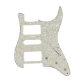 thumbnail image 1 of LOOKSEVEN Electric Guitar Pickguard Scratch Plate 11 Hole 2 Pot HSH for Strat Multicolors-Light yellow Pearl, 1 of 6