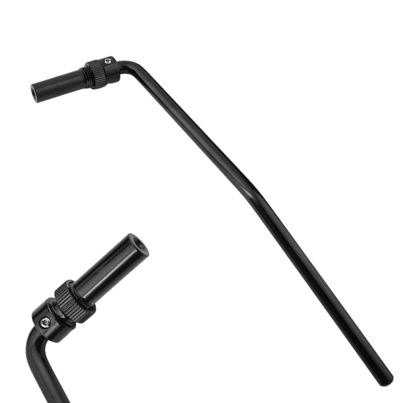 LOOKSEVEN Electric Guitar Tremolo Arm Whammy Bar, Hollow Insert Style Floyd Rose Style Tremolo Arm-black