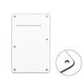 thumbnail image 1 of LOOKSEVEN Electric Guitar Tremolo Cover Back Plate Trem Spring Cover For Strat Multicolors-White, 1 of 4