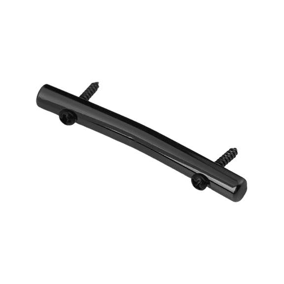 LOOKSEVEN Guitar String Retainer Bar for Double Tremolo, 45mm Metal String Tree with Gun Black