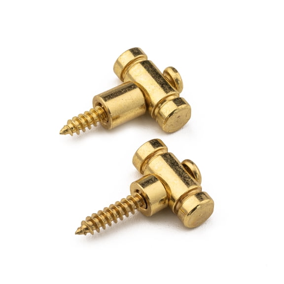 LOOKSEVEN Guitar String Retainers, T-shaped String Trees for Electric Guitar Headstock-gold