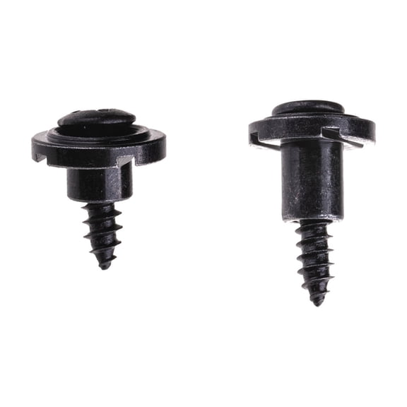 LOOKSEVEN High/Low Profile Guitar String Retainers, T-shaped String Trees for Electric Guitar Headstock-black