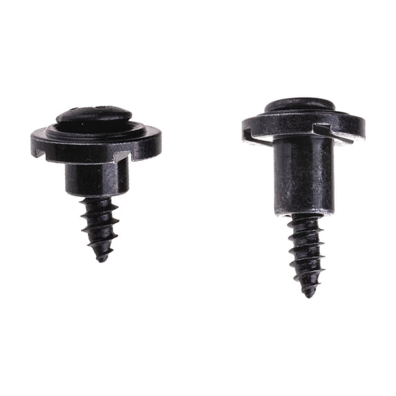 LOOKSEVEN High/Low Profile Guitar String Retainers, T-shaped String Trees for Electric Guitar Headstock-black