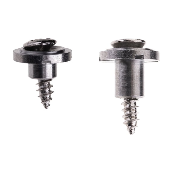 LOOKSEVEN High/Low Profile Guitar String Retainers, T-shaped String Trees for Electric Guitar Headstock-chorme