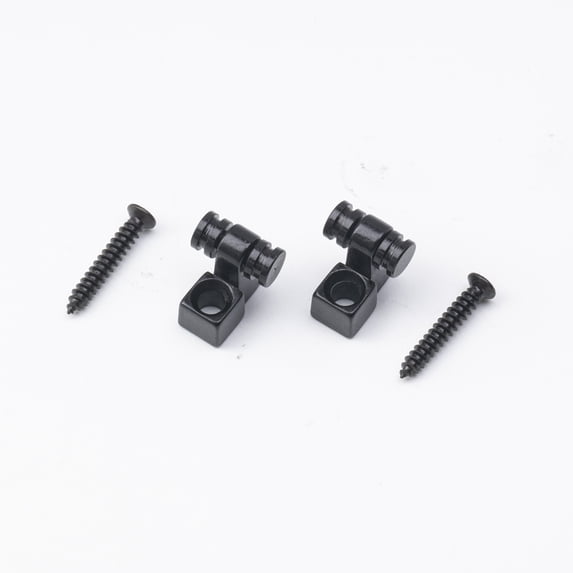 LOOKSEVEN Roller String Trees Retainer Guides for Electric Guitar, Multiple Finishes-black