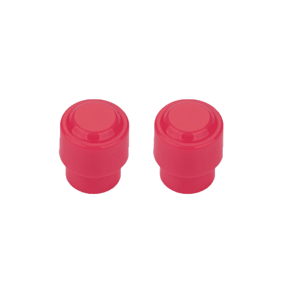 LOOKSEVEN Set of 2 Metric Tele Barrel Switch Tip 3.5/5mm For Telecaster Strat 11 Colors- Pink