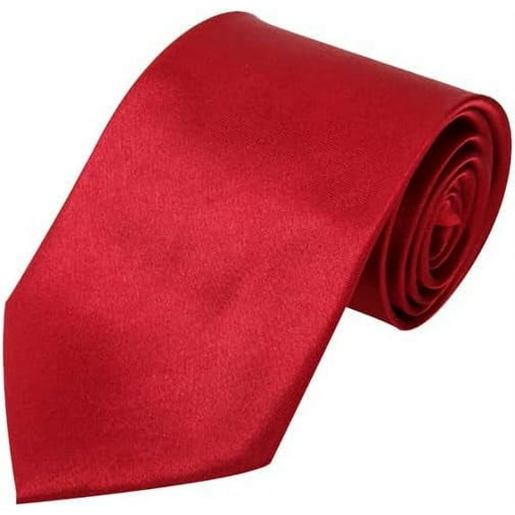 LOOKSEVEN Solid Color Ties for Men Pure Color Satin Neckties Mens Ties for Men Wedding Businesss