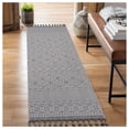 thumbnail image 1 of LOOM & LUXE Area Rug 2x8 - Geometric Grey/White Indoor Outdoor Rug - Non-Shedding Stain Resistant Rug for Living Room, Bedroom, Entryway Grey+White + Polypropylene, 1 of 7