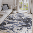 thumbnail image 1 of LOOM & LUXE Collection 5X7 L.Blue /Abstract Non-Shedding Living Room Bedroom Dining Home Office Stylish and Stain Resistant Area Rug, 1 of 5