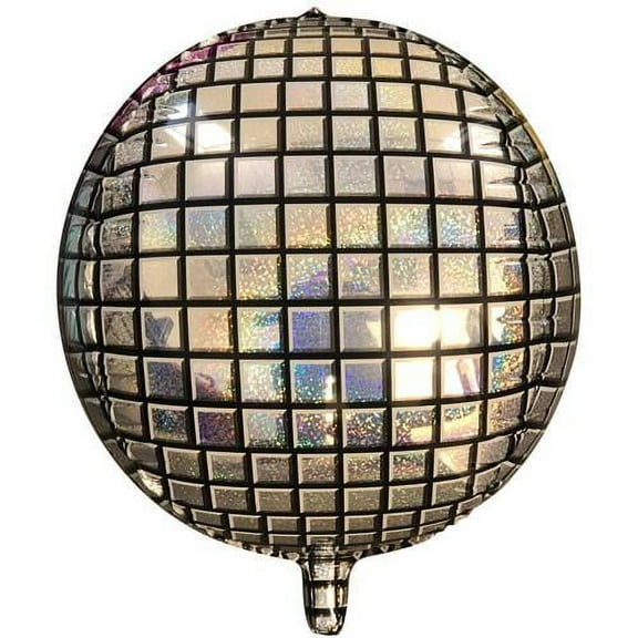 LOONBALLOON 1970s Balloons, 20″ DISCO BALL 4D SPARKLE SPHERE