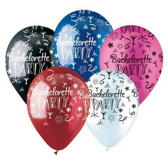 LOONBALLOON Bachelorette Balloons, 12 ALL-ROUND BACHELORETTE PARTY