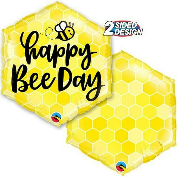 LOONBALLOON Birthday Bugs-Butterflies Balloons, 20″ HAPPY BEE DAY