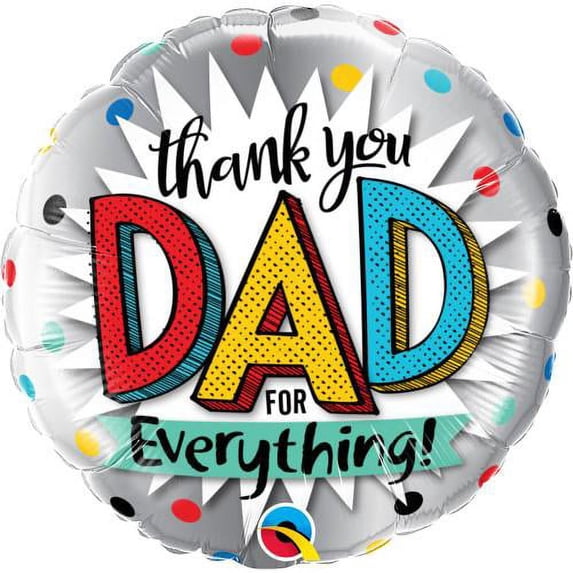 LOONBALLOON Birthday General Balloons, 18″ THANK YOU DAD FOR EVERYTHING!