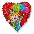 thumbnail image 1 of LOONBALLOON Circus Balloons, 18″ HAPPY CLOWN, 1 of 1