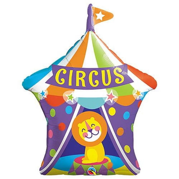 LOONBALLOON Circus Balloons, 36 BIG TOP CIRCUS LION