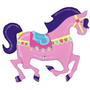 LOONBALLOON Circus Balloons, 48 CAROUSEL HORSE