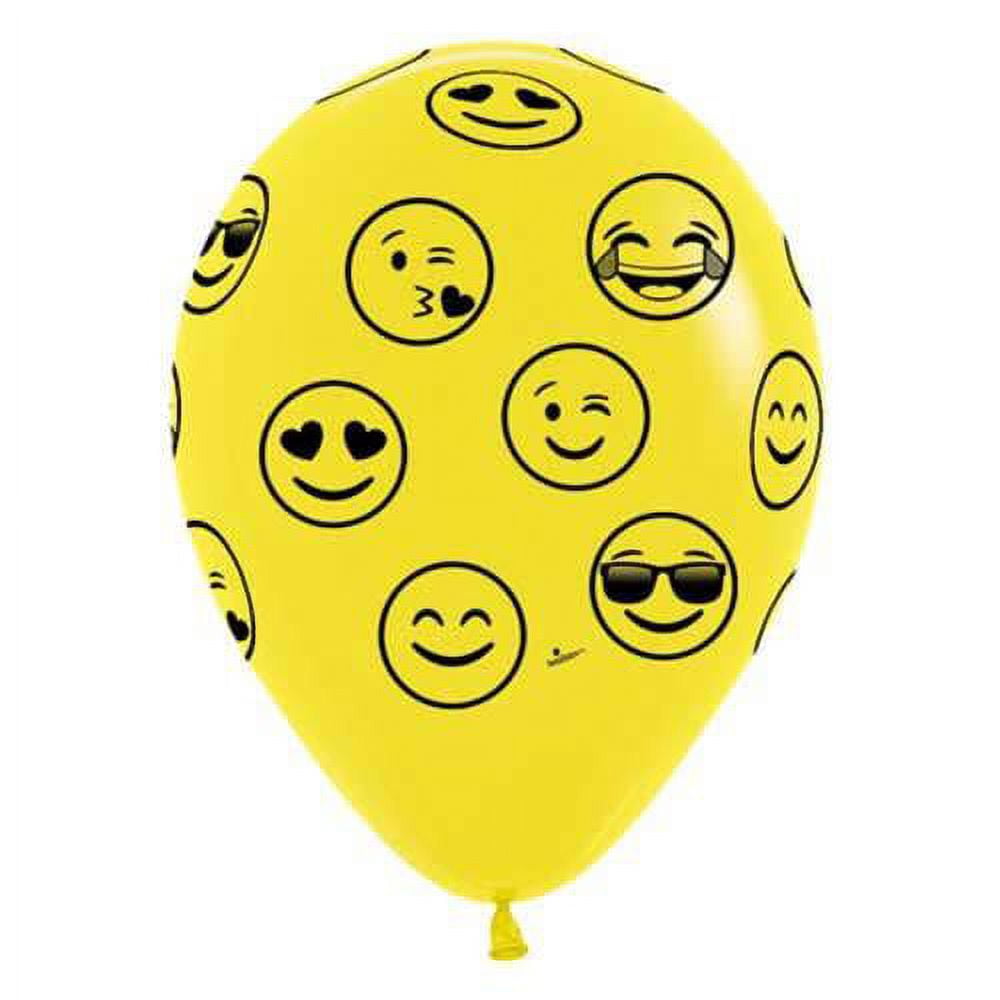 LOONBALLOON Emoji Balloons, 11″ EMOJI