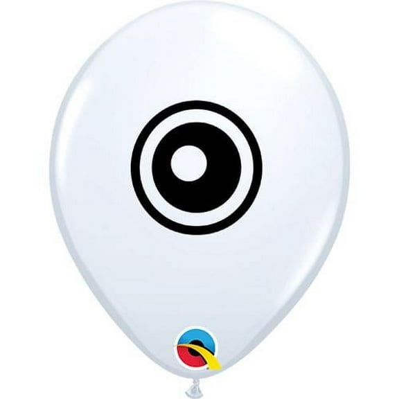 LOONBALLOON Face - Eyes Balloons, 5 EYEBALL - SIDE PRINT