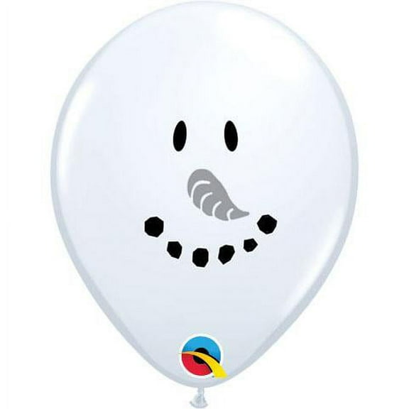 LOONBALLOON Face - Eyes Balloons, 5 SMILE FACE SNOWMAN
