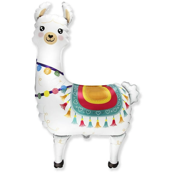 LOONBALLOON Farm Animals Balloons, 37″ LLAMA