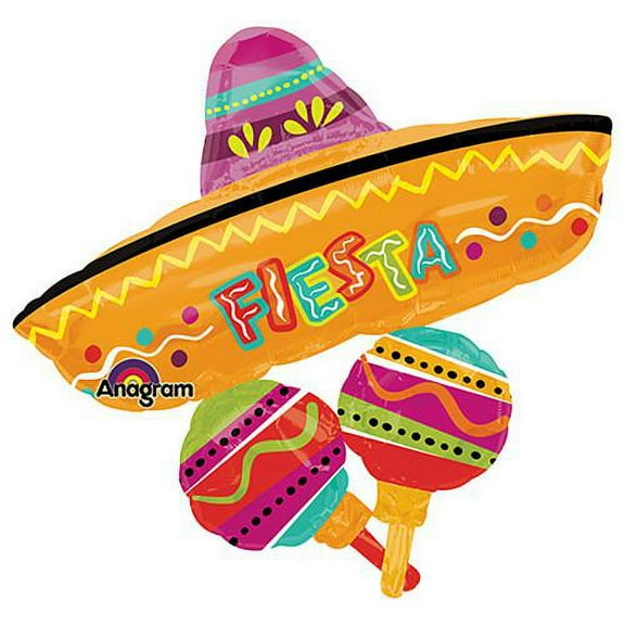 LOONBALLOON Fiesta Balloons, 32 FIESTA FUN CLUSTER
