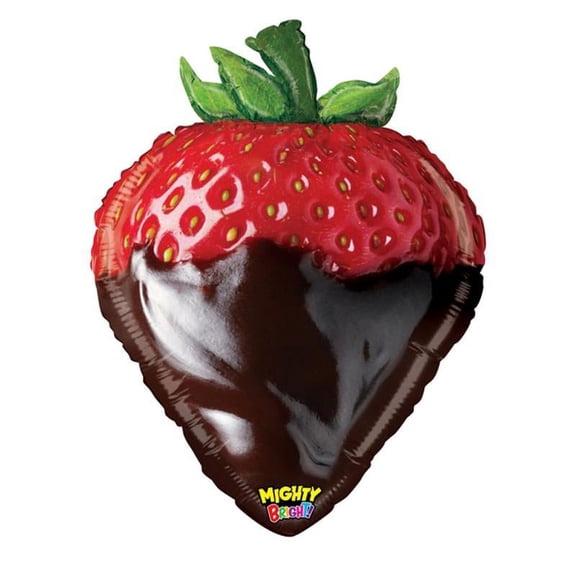 LOONBALLOON Food Balloons, 26 MIGHTY CHOCOLATE STRAWBERRY